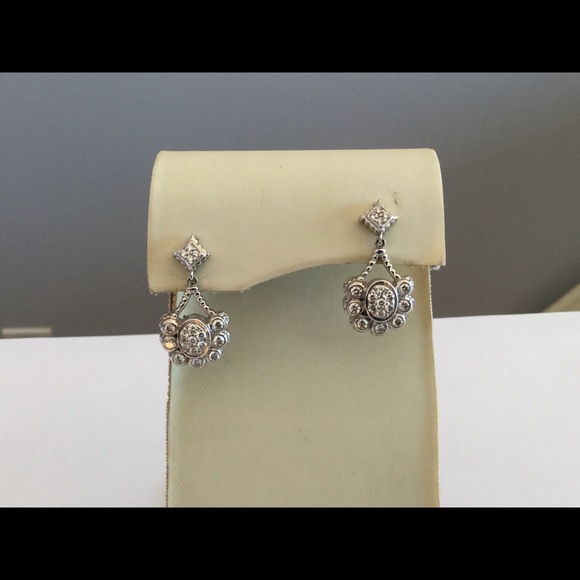 Doris Panos White gold diamond earrings - Picture 1 of 5